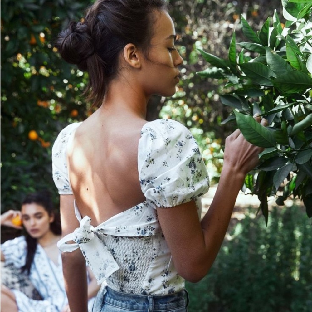 Reformation Casterly Top in Madeline